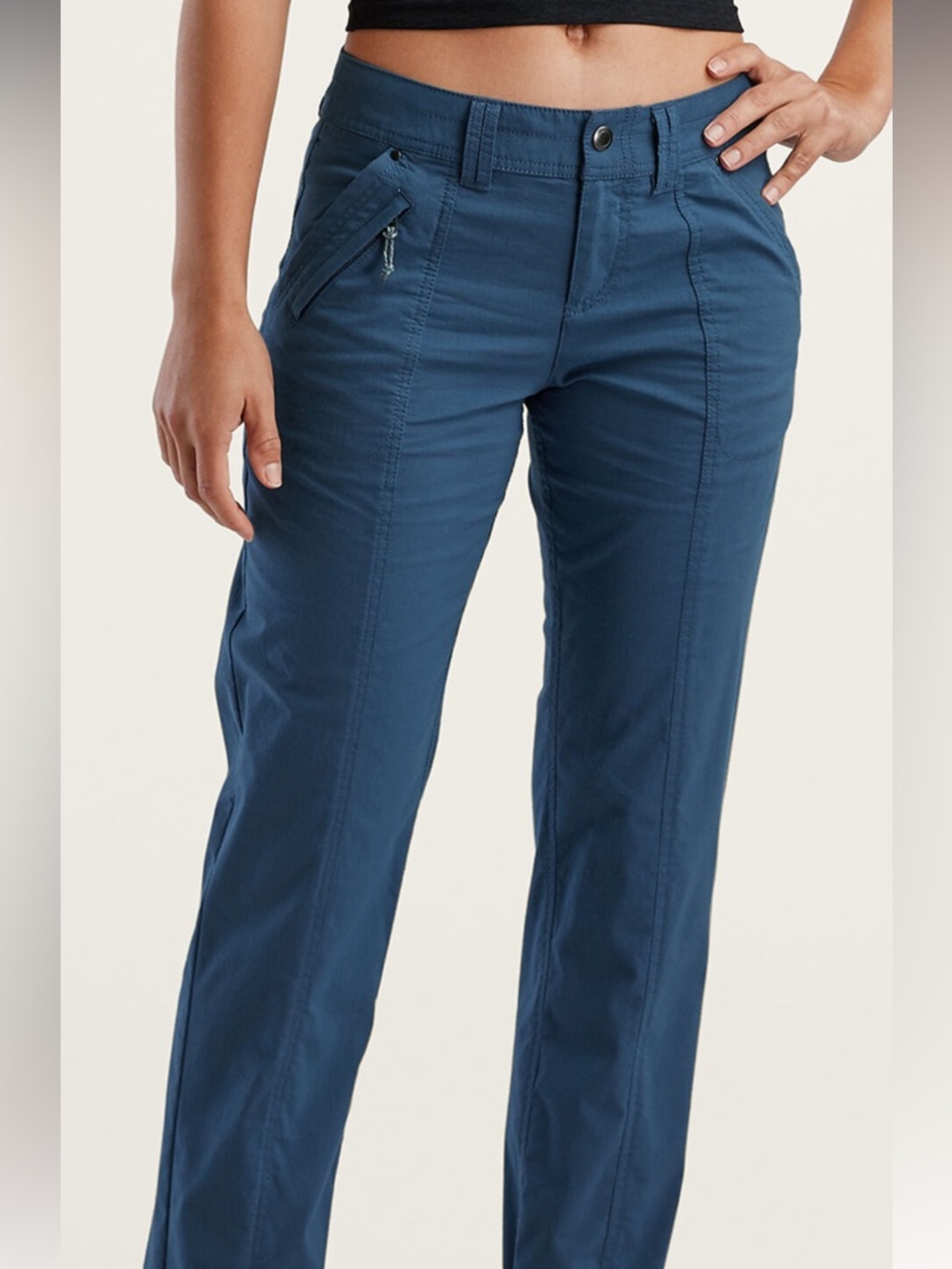 Title nine Big B pantsWomen's Straight-Leg Utility Pants in Cadet blue